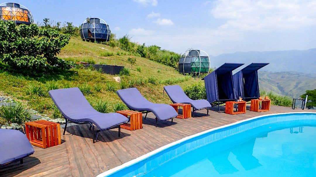 JoelWakan's tweet photo. Staycation ✨✨

The Aramaga Rift Valley Lodge is situated 10 km west of Fort Portal in Uganda and features a unique design that embraces stunning views over the Rwenzori Mountains, Semliki Wildlife Reserve, Blue Mountains of the DRC, and Lake Albert.

1/3 #ExploreUganda https://t.co/J0L19Cjw35
