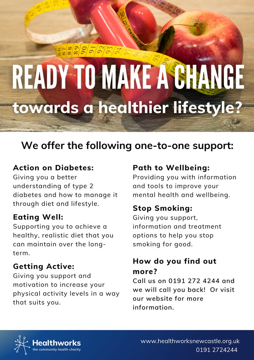 If you are ready to make a change, our team are here to support you!

#NewYearResolutions #newyearnewyou #makeachange #getactive #eatwell #quitsmoking