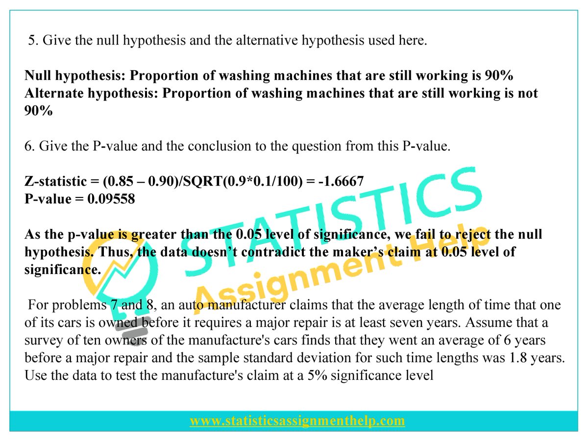 statisticsassi5's tweet photo. I am Frida Andrew. I am a Statistics Assignment Expert at https://t.co/FKtZ4Gy31O. I have been helping students with their Standard Deviation Assignments for the past 6 years.
To see the full assignment visit https://t.co/92SxaVUnFg
#statisticsassignmenthelp #Standarddeviation https://t.co/mt7HA2Ss2f