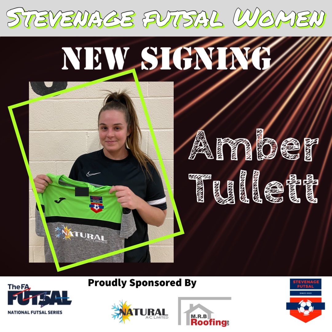 ✍️PLAYER SIGNING✍️

Slightly late to the party but we are delighted to announce the signing of Amber Tullett!!

Amber is new to futsal but highly experienced in football and having impressed at training will be a great addition to the team 🙌🏻

Welcome Amber <a href="/amberlilytullet/">Amber Tullett</a> 🤝