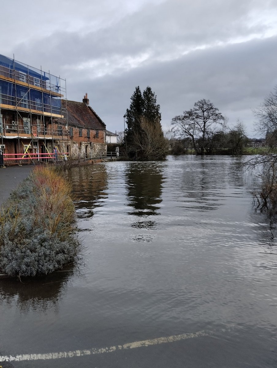 The old mill harnham getting fixed up lovely view of the river