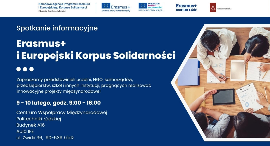 Hej, Erasmusy! Pamiętacie? Widzimy się w Łodzi 9-10.02❗ Porozmawiamy o finansowaniu projektów #ErasmusPlus i Europejskiego Korpusu Solidarności👉 erasmusplus.org.pl/aktualnosci/lo…