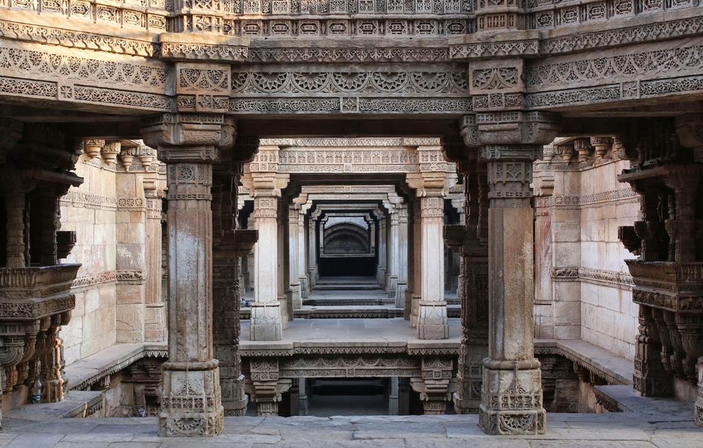 U20India's tweet photo. #Ahmedabad, the First Heritage City of India, is full of architectural marvels. Intricately carved pillars in the Adalaj Stepwell is an excellent portrayal of Solanki Architectural Style.
#G20India  #U20Ahmedabad
@c40cities 
@uclg_org 
@g20org 
@AmdavadAMC 
@NIUA_India https://t.co/q72hNdofaR