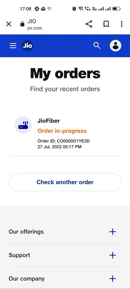 ak_47_iam's tweet photo. @JioCare @reliancejio
Pls refer my service req no 299950846789
The req is pending since almost 6 months now. Pls update if you have any interest in taking it up, else you may refund my security amount. https://t.co/xfEM5ZpLFB