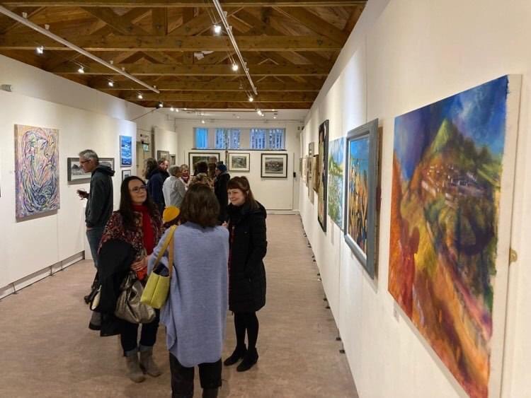 Delighted to have two paintings included in this wonderful Celebration of Contemporary Welsh Painting show @TenbyMuseum The venue is open Wednesday to Saturday each week and the exhibition runs until the 18th February.