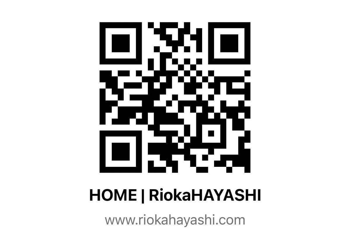 ウェブサイトを作成しました
随時、展示のおしらせなど更新していく予定です✉️
riokahayashi.com