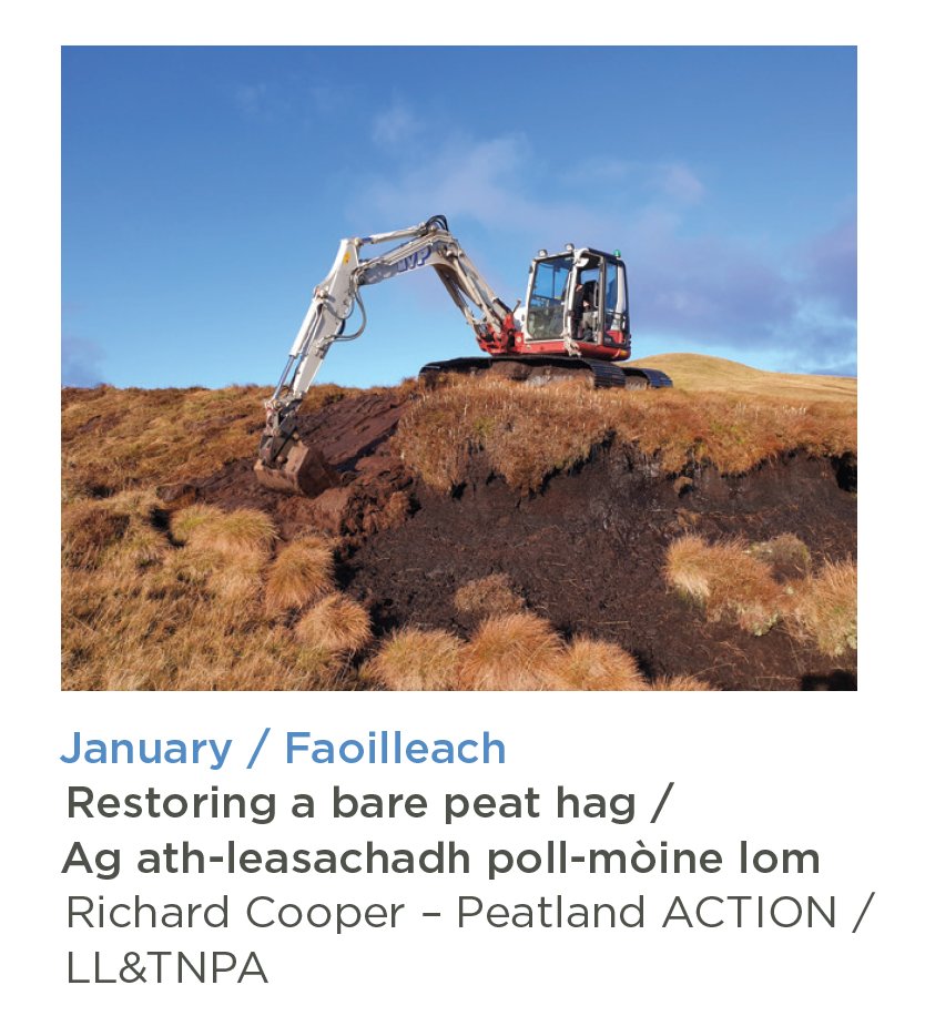 PeatlandACTION's tweet image. The @nature_scot #PeatlandACTION calendar also includes January 2024 to keep you organised into the new year!

Our final image from Richard Cooper shows vital on-the-ground restoration work helping Scotland’s peat on the road to recovery.

To order visit: ow.ly/9icW50M5CLZ