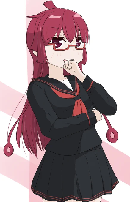 (廿v廿)<ふふっ、うけるじゃんなんかツボった末っ子#ケムリクサ #irodori 
