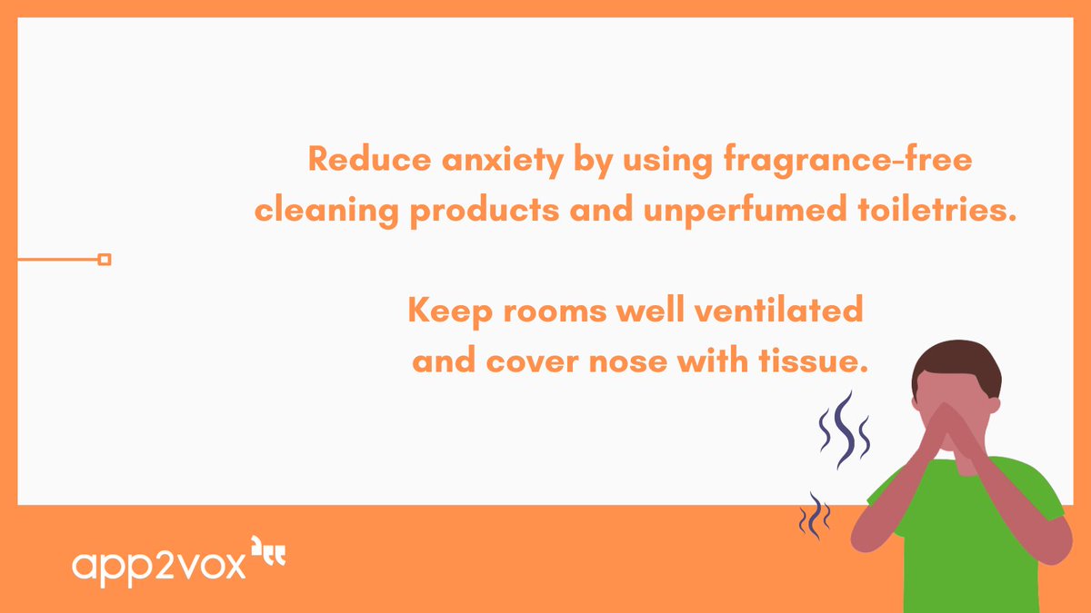 app2vox's tweet image. Are you or your loved one an Avoider or Seeker? 

📖The Seven Senses (Smell) - ow.ly/Jtgb50LKNb5

#app2vox #accessibleaccessibility #autismwarrior #autismsupport #actuallyautistic #autismawareness #neurodiversity #nonverbal #autismawareness #autismsenses #sevensenses #smell