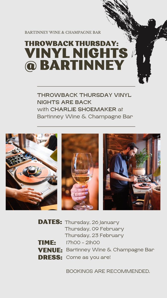 Throwback Thursdays: Vinyl Nights at Bartinney Wine &amp; Champagne Bar ARE BACK!