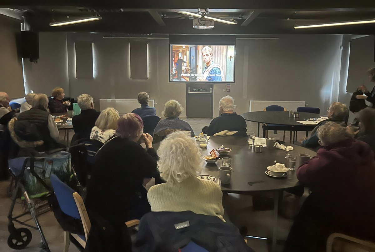 It was a cosy afternoon at  our #WinterConnections film club yesterday in Johnstone. 🎬🍿 The group enjoyed a FREE bowl of homemade soup and cup of tea 🥣☕️ … and what a competitive bunch we have who completely aced the halftime quiz!! 👏🏼  Join us next week!