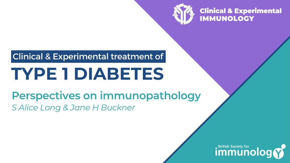 Introducing our new series ✨ Clinical &amp; Experimental Treatment of… ✨

As an official journal of <a href="/britsocimm/">British Society for Immunology</a> we want to support aspiring medical &amp; #immunology students to understand the underlying mechanisms that lead to immune-mediated diseases

1st up 🔍#Type1diabetes ↘️ 1/3