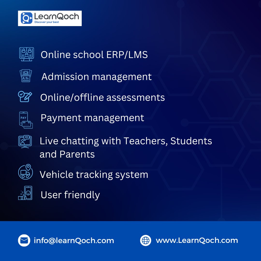 LearnQoch's tweet photo. Enable Multidimensional Learning, Advanced Tech Systems, tailor-made course curriculum and more. LearnQoch offers much more than just a school ERP!
📞 +91 84519 01079  📧 info@learnqoch.com
Visit: https://t.co/Pbgn2CNnu6
 #Lms #łms #erp #erpsystem #erpsoftware #edtech #LearnQoch https://t.co/CnpmuXKkdE