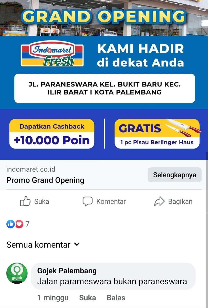 Raja jalanan komplain
Wajar sih... Dia yang paling tahu jalan 🤣
<a href="/gojekindonesia/">Gojek Indonesia</a> 
 vs 
<a href="/Indomaret/">Indomaret</a>