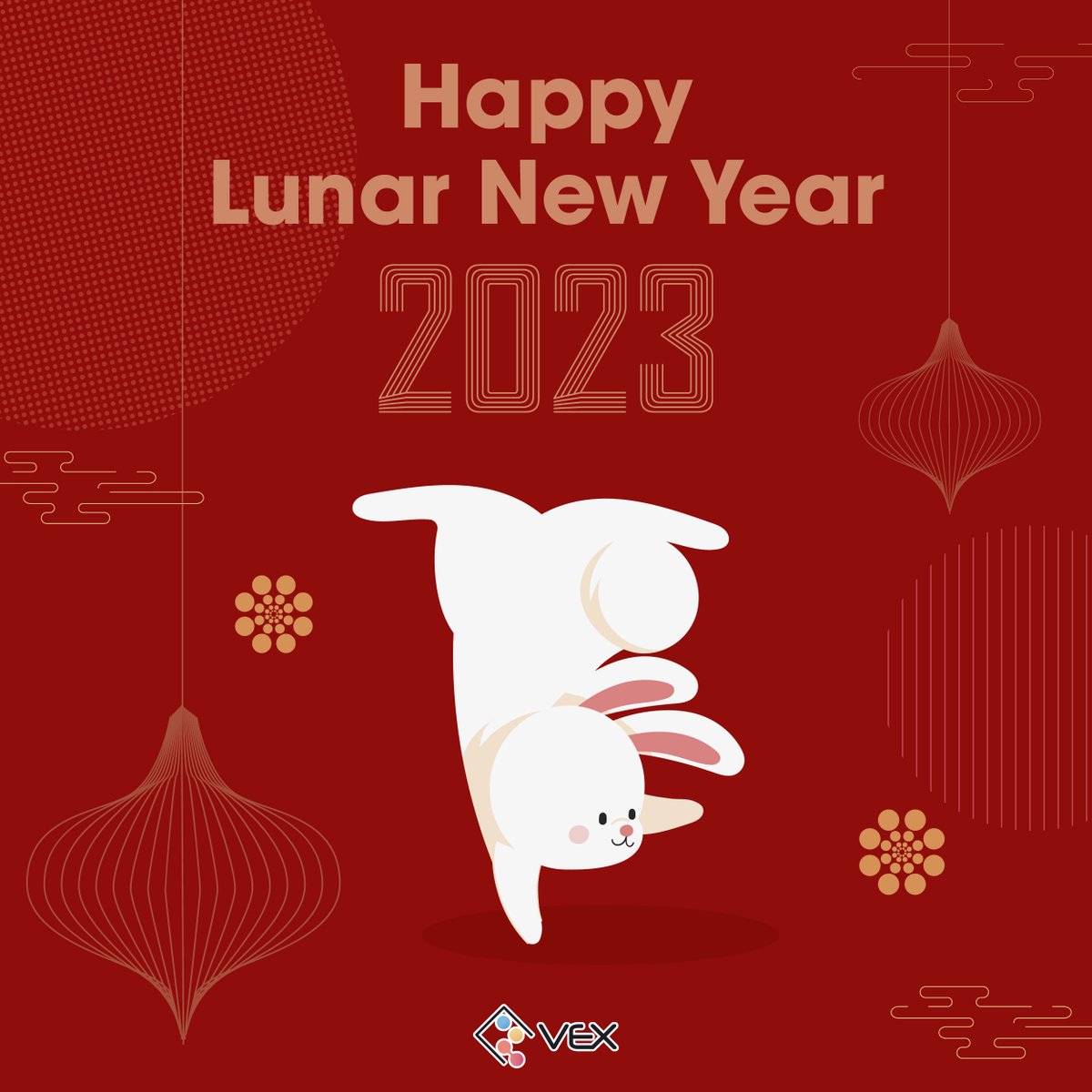 VEXMETA's tweet photo. 【Share the blessings of the Year of the Rabbit!🎉 】

It’s the first day of the Lunar New Year! We wish everyone health and happiness!

#行大運 #農曆新年 #兔氣揚眉 #分享祝福 https://t.co/KiwMai7TYl