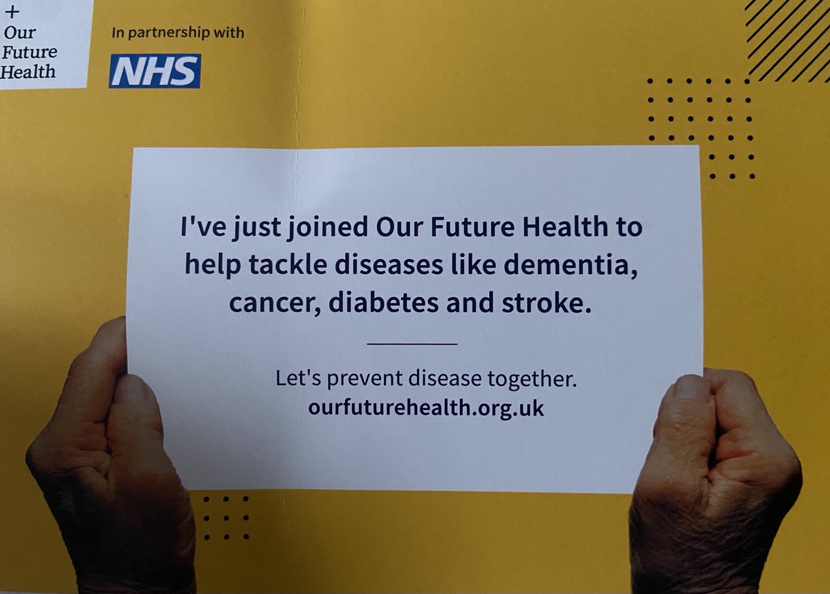AndrewJBaker's tweet photo. You can sign up too #ourfuturehealth https://t.co/3XjGlVHYjJ