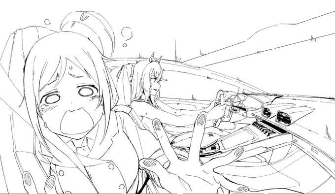 横長探したけどあんまりなかったうまよんネタの4年前の絵…#サムネが横になったから横画面の絵貼ろう絵描きも見たらやる 