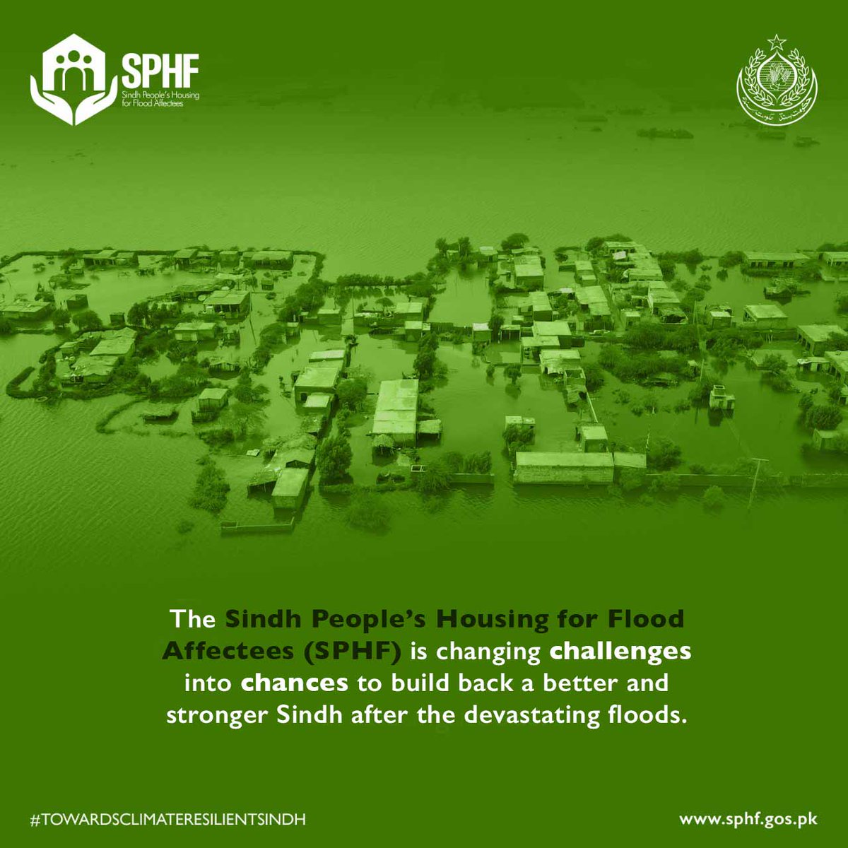 SphfOfficial's tweet photo. The Government of Sindh, through it’s initiative of #SPHF, is resolved to transform the aftermath of the devastating floods of 2022 into a chance to build a stronger, more resilient future for its people.

#TowardsClimateResilientSindh #SindhPeoplesHousing https://t.co/0n1sHJAJI8