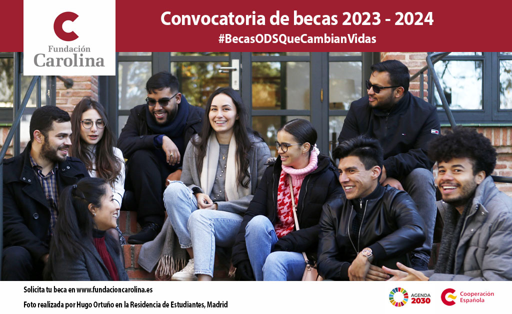 📢 ¡Abierta la convocatoria de #becas #FundaciónCarolina 2023-2024!

✅ 613 becas en línea con la #Agenda2030, orientadas a responder a los retos de la triple transición:

👩 Social
♻️ Ecológica
💻 Digital

¡Solicita tu beca! 👉 gestion.fundacioncarolina.es/programas

#BecasODSQueCambianVidas