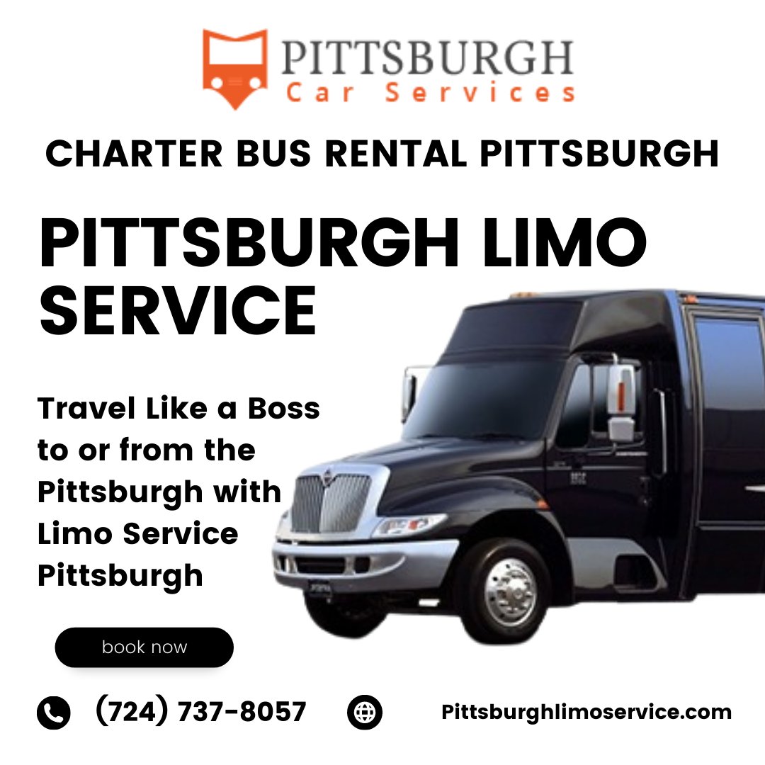 #CharterBusRentalPittsburgh - Looking for a #Pittsburghcharterbusrental with #transportationservice to anywhere else in the United States? Contact #PittsburghLimoService Company for Pittsburgh #CharterBusRental to help you out with your plans. Call us now at  (724)737-8057.