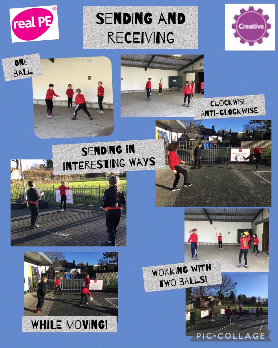 Developing our sending and receiving skills this afternoon. We needed to demonstrate good hand-eye coordination in this task. @Create_Dev @creatorvikki #realpe