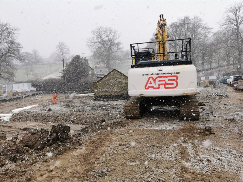 Just when you think the constant wet weather in January can’t hit construction any harder than it has already……..it starts snowing!! ❄️

#qualitymatters #keepbattling #worksmarternotharder #hurryupsummer