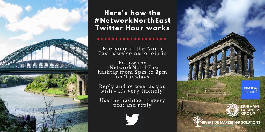 easymarketingne's tweet photo. Don't forget, it's Tuesday so that means our #NetworkNorthEast Twitter hour is back from 2pm this afternoon! 👋

All north east businesses are welcome to come along, share what they do, chat &amp; network.

We'll see you there. 😊 https://t.co/zaYfQXTag3