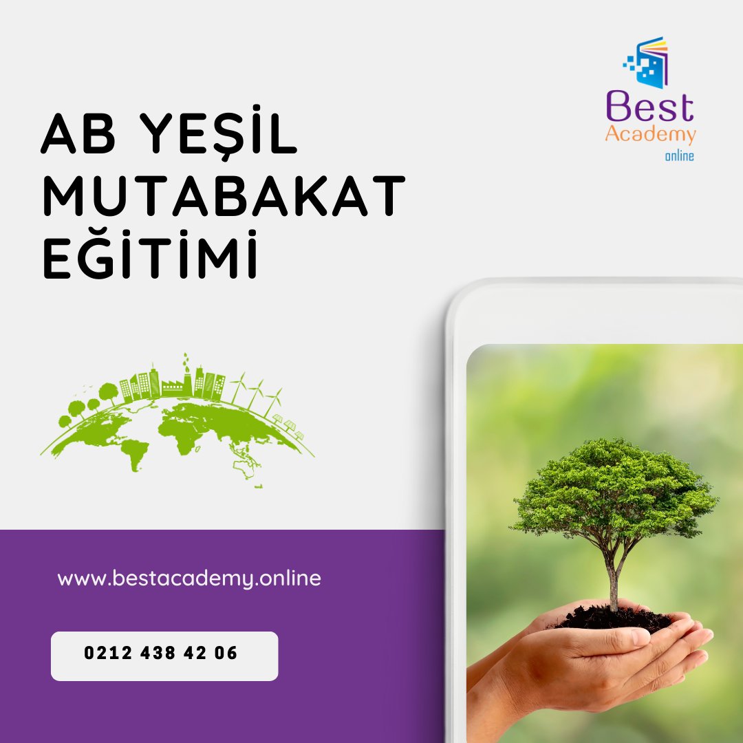 Yeşil Mutabakat Eğitimi, Avrupa Birliği Yeşil Anlaşması’nın içeriği ve kapsamı hakkında kişileri ve kurumları bilgilendiren bir eğitimdir.

#ihracat #sürdürülebilirlik #kurumsalsürdürülebilirlik #yeşilmutabakat #otomotiv #avrupayeşilanlaşması #greendeal #kariyer #farkındalık