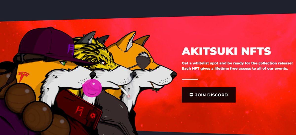 Ready for some #Whitelist #Giveaways ?

AKITSUKI NFTs are coming!
Mint date: Q1 2023👀

#NFTGiveaways #NFTCommuntiy #NFTGame