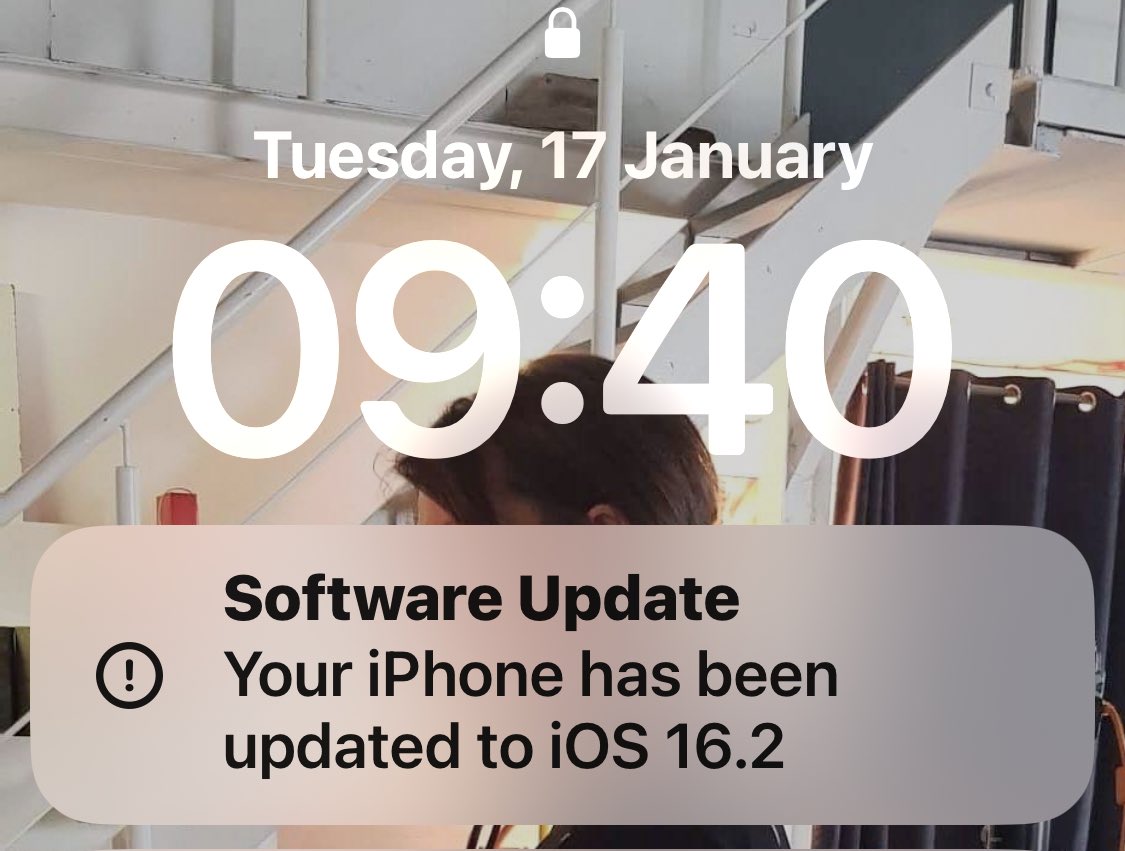 ClareMcCahill's tweet image. What the font? It’s fugly
#iOS162