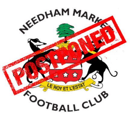 Tonight's game at <a href="/needhammktfc/">Needham Market FC</a> is POSTPONED due to a frozen pitch