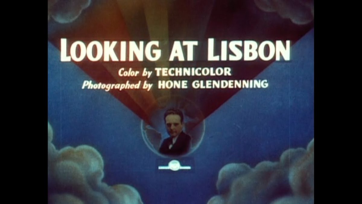 TCMComingUp's tweet photo. #ComingUpOnTCM
LOOKING AT LISBON (1953) #JamesAFitzpatrick
5:19 AM PT
Mr. Fitzpatrick explores the architecture, history, and culture of #Lisbon, #Portugal, and the suburbs of #Cascais, #Estoril, and #VillaFranca.
8m | #ShortSubject | TV-G
#TCM #TCMParty #Traveltalks https://t.co/8cjDGpoglX