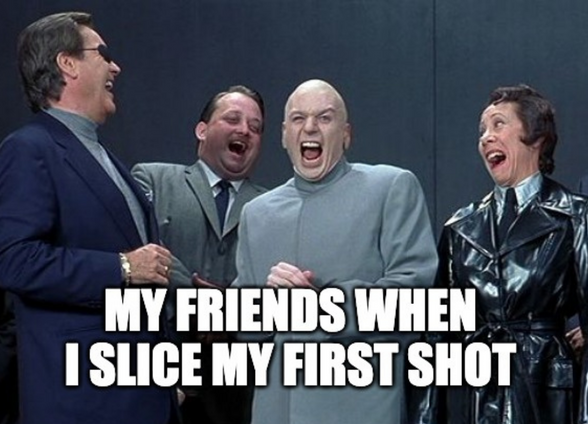 GolfOnline's tweet photo. When you slice your first shot and your friends can't stop laughing... ๐
#GolfFail #SlicedIt #GolfingMemes #GolfHumor https://t.co/SggvNSXgLH