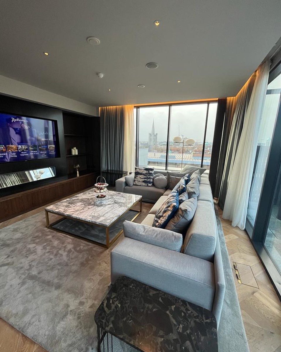 OvationIreland's tweet photo. Thank you @RadissonDublin for hosting our recent 2023 kick off. Beautifully prepared private lunch in the Castle Suite, we felt very special. A visit to Velvaere Spa Irish Tatlers Best New Spa 2022, followed by a sneak peak to Dublins newest event centre! So many possibilities! https://t.co/6vw6qGrrB4