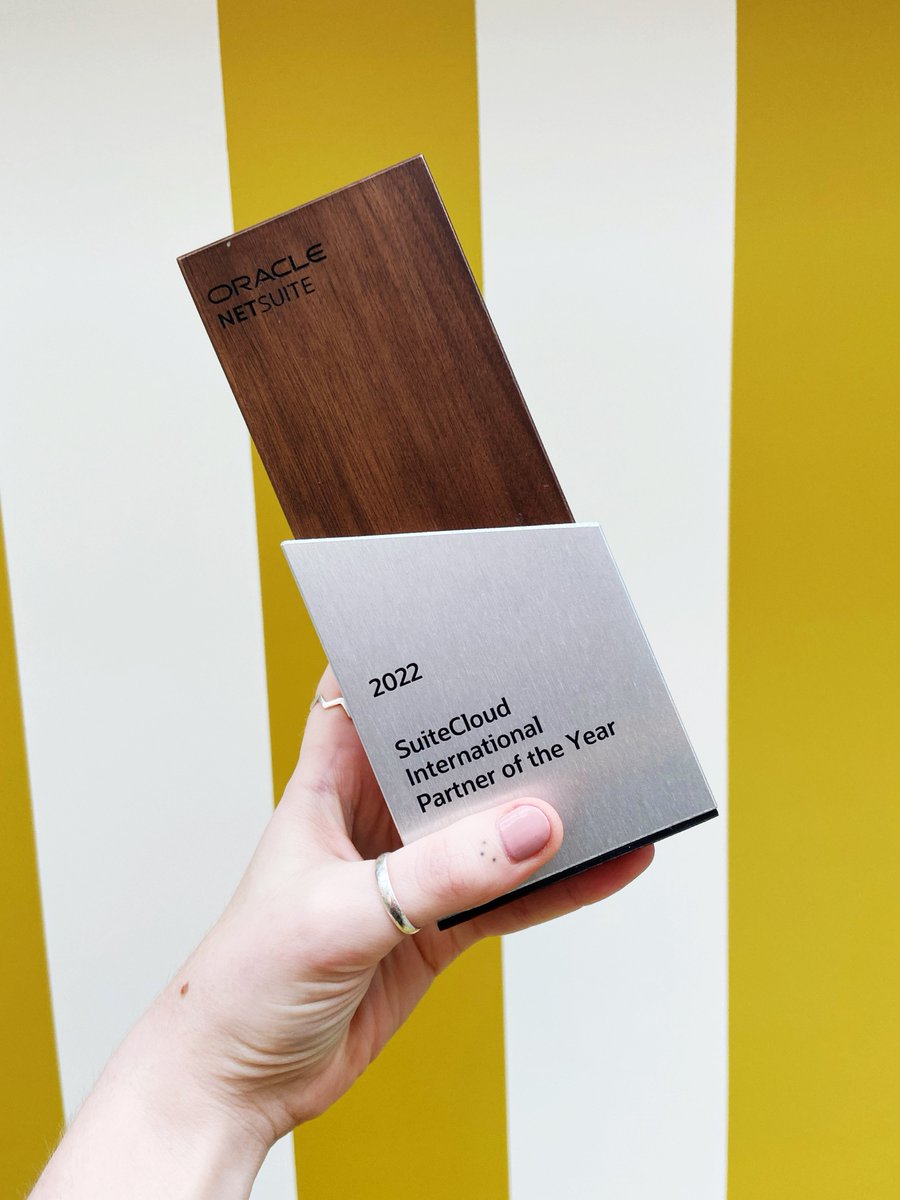 workiroapp's tweet image. Look what arrived in the post! A huge thank you again to @netsuite for awarding us with the SuiteCloud International Partner of the Year Award 2022. 🎉🎉🎉

#netsuite #suiteapp