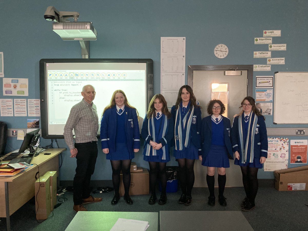 Yesterday we had a visit from Sean Connolly from <a href="/SentinusNI/">Sentinus</a> Sean delivered a workshop to our year 13 IT ambassadors who are taking a lead role in the delivery of KS3 coding clubs in <a href="/assumptionlive/">Assumption Grammar</a> this year
