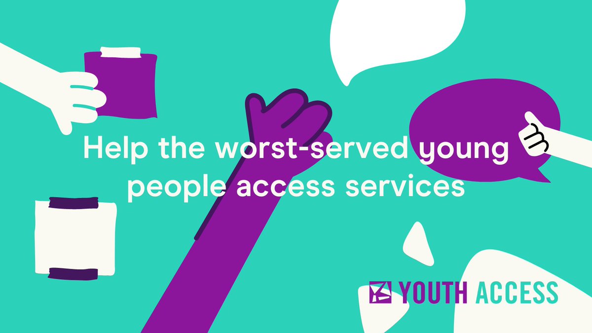 How can youth information, advice and counselling services engage with more young people from the worst-served groups? We're holding a series of workshops where we'll deep dive into exactly that 👉 forms.office.com/e/XsTJA00m2Q #YouthServices #YouthCounselling #YouthAccess