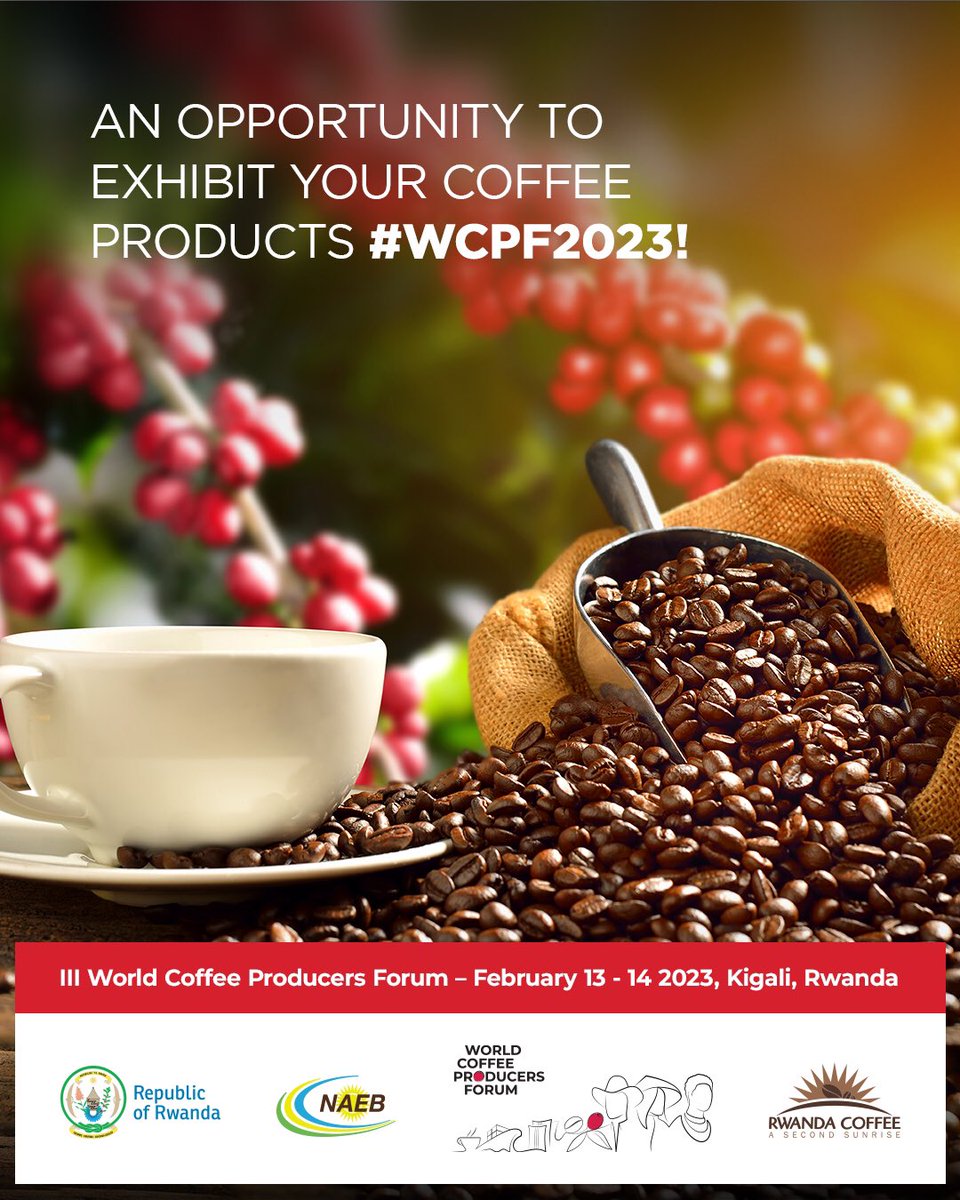 An opportunity comes once, grab it!

Are you into #CoffeeSector? 

Come and meet  people in coffee value chain at #WCPF2023 to explore opportunities in #CoffeeProduction,through exhibition #RwandaCoffee 
Kindly register 👇

worldcoffeeproducersforum.com