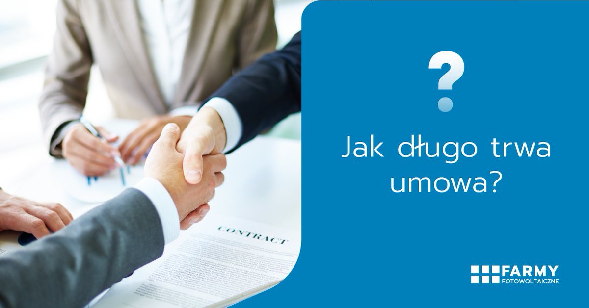 farmyPL's tweet photo. Jak długo trwa umowa? #FAQ #Farmy

Długi czas, na który umowa winna być zawarta wynika z faktu, iż branża #OZE wiąże się z przedsięwzięciami bardzo kosztownymi, z długim okresem zwrotu, stąd konieczne jest zapewnienie inwestorowi odpowiednio długiego okresu eksploatacji. https://t.co/3x5C7MKuyy