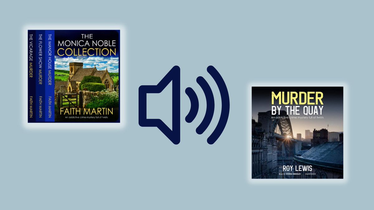 lblaUK's tweet image. Happy Audio Publication Day to #RoyLewis &amp;amp; @FaithMartin_Nov!
🎉📚

#MurderByTheQuay - Book 9 of the Arnold Landon series - out now thanks to @BlackstoneAudio 
🎧🌐

The Complete Monica Noble murder mystery series - out now on @Spotify thanks to @orangeskyaudio