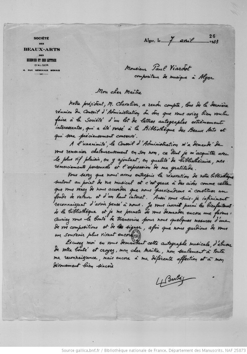 transcribathon's tweet photo. Letters addressed to Paul Viardot (1857-1941), French violinist and composer ➡️ https://t.co/cJ7aV16Oiw 
#citizenscience #handwriting #transcription https://t.co/uefxI8Ndl5