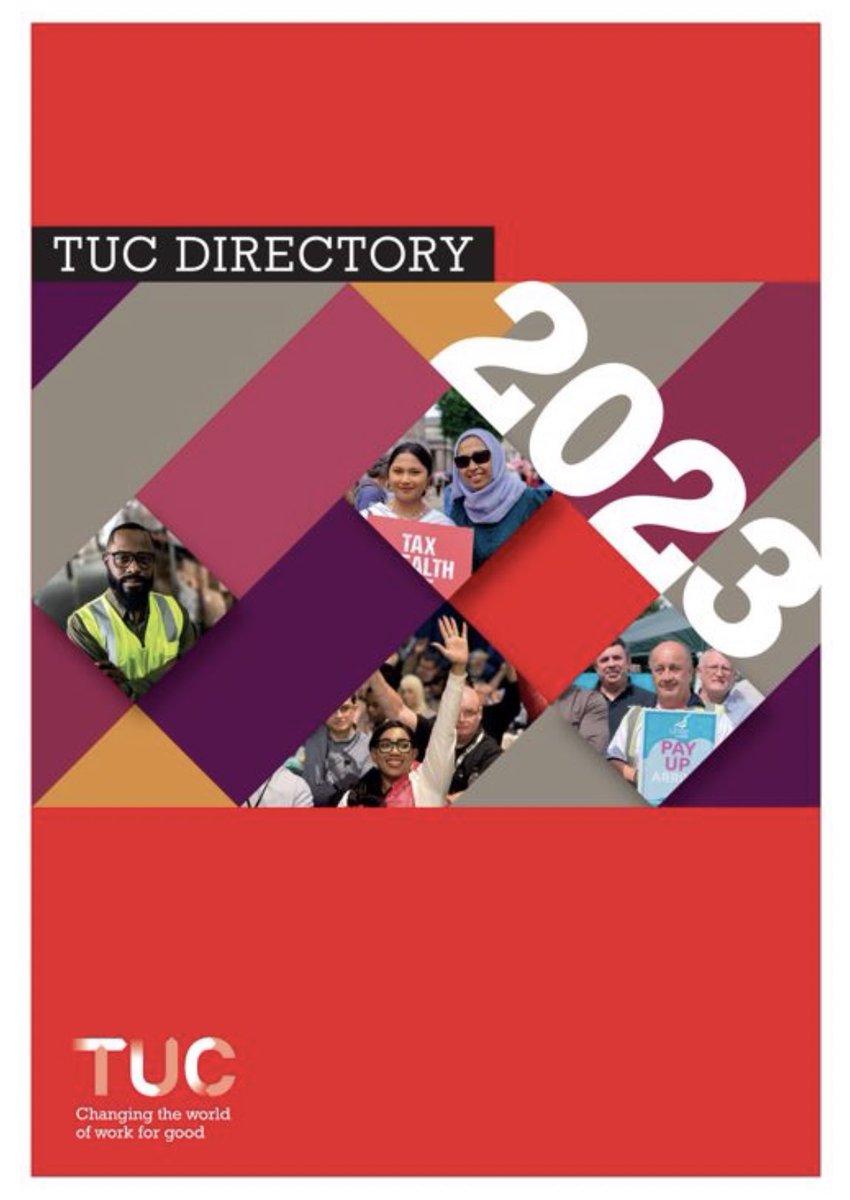 TUCpublications's tweet photo. Brand New TUC Directory 2023! Everything you need to know about unions in this perfectly formed handbook get yours now! https://t.co/qoPdiouyGz #unions #heartunions #UnionStrong @unitetheunion @ucu_solidarity @ResearchGMB https://t.co/AREeaDLffY