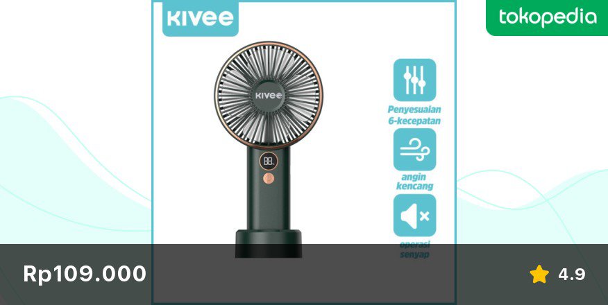 ago444's tweet photo. Coba cek ini, deh: "KIVEE 2400mAh Kipas Angin Portable Mini Fan Portabel 6 Kecepatan - White" Rp109.000 di toko Kivee Official Store Tokopedia. Bisa bebas ongkir, lho.
https://t.co/NqspaXdVxa https://t.co/kHhUv0VUrA