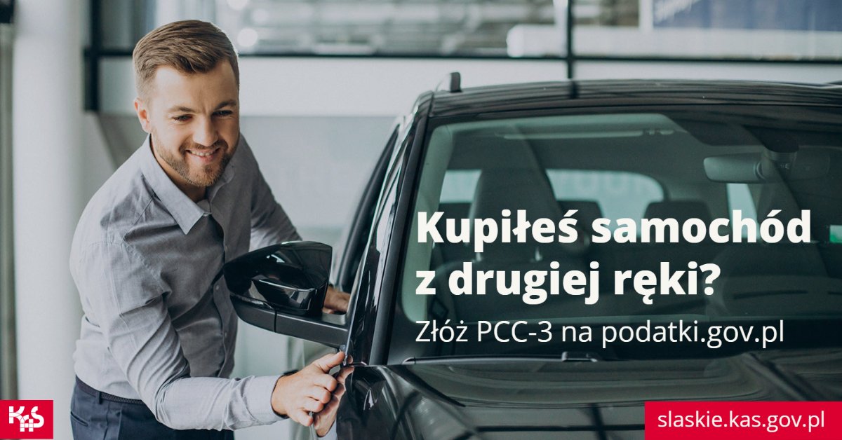 KAS_Katowice's tweet photo. 🚗Kupiłeś #samochód z drugiej ręki? Pamiętaj #PCC3 możesz złożyć przez Internet na https://t.co/hGwXXvrQl5.
💻Więcej: https://t.co/X2raDOnRJ1 https://t.co/a3wjAB5LS9