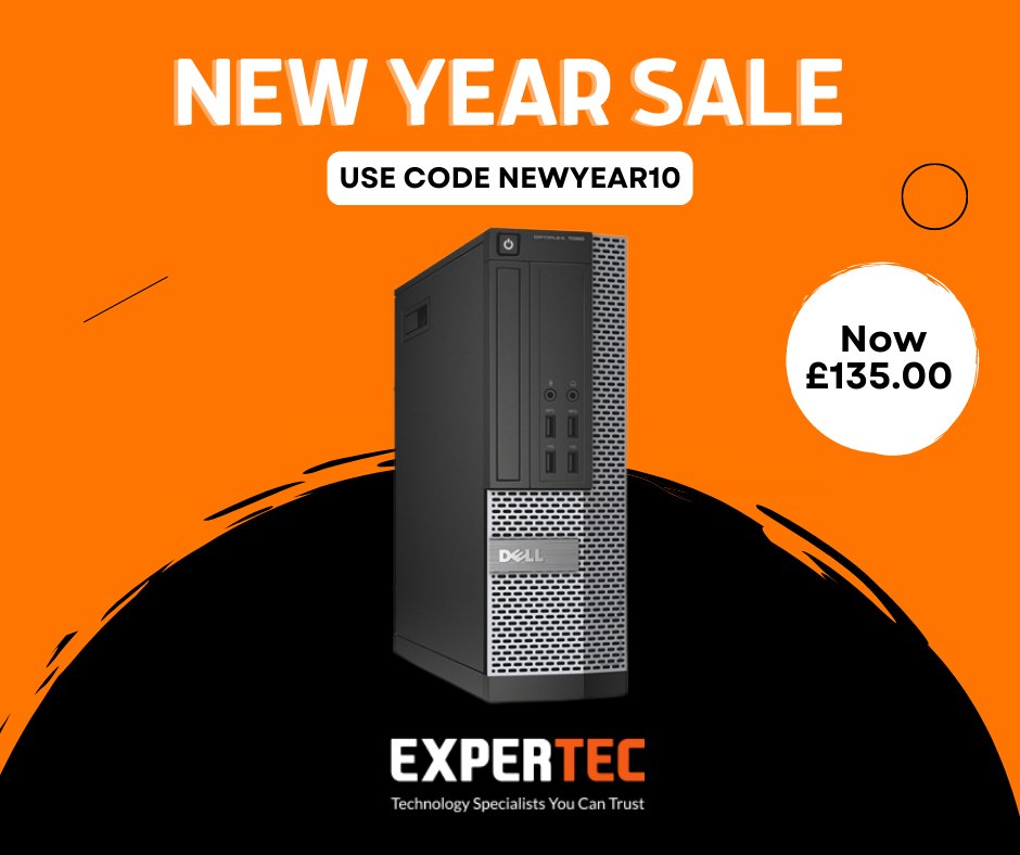 ExpertecUK's tweet image. In our sale, you can still get 10% OFF #DesktopPCs! 🖥️

The Dell OptiPlex 7020 i3 4th Gen SFF is the great for your home or office, and has a 12 month warranty! 

Shop before our sale ends👉: expertec.co.uk/dell-optiplex-…

#Desktop #HomePC #OfficePC #DellOptiPlex #Dell #PC #Computer