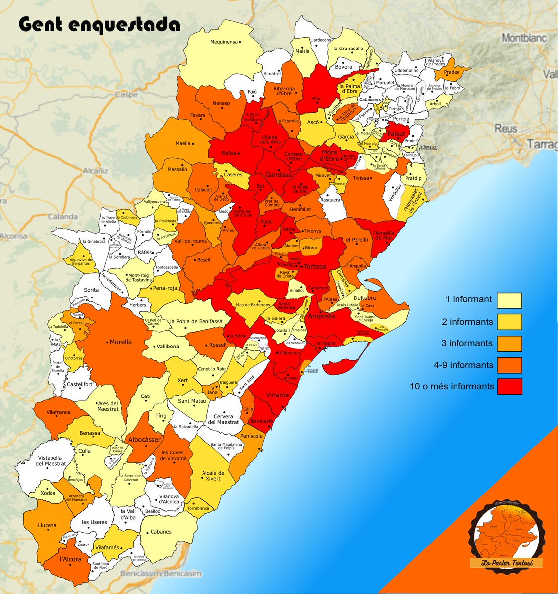 Bon dia! M'ajudaríeu a augmentar la quantitat d'enquestats? Podeu compartir-la i enviar-la a grups d'amics o família Este és l'enllaç per a fer-la: forms.gle/orvGhZgGH9RUcr…

De moment, la gent enquestada és d'estos pobles: