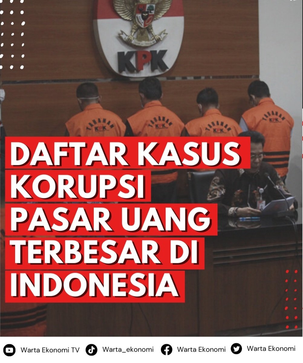 ChristiandaCun4's tweet photo. 1.Penipuan Indosurya: Kerugian106 T
2.Investasi bodong dan Ilegal: Kerugian 123T
3.Kasus Duta palma  Surya darmadi: Kerugian sekitar 78 T 

Korupsi gila gilaan 5 tahun terahkir ini,Sungguh menyedihkan, Apakah sudah separah ini?
Rakyat tdk dibuat nyaman dirumahnya sendiri

#part1 https://t.co/gByPh2woCv