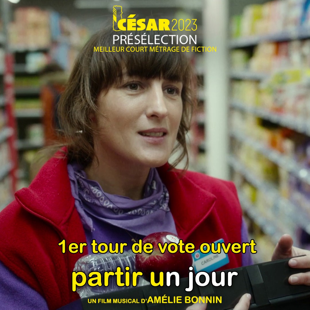 La comédie musicale d'#AmélieBonnin, avec #BastienBouillon et <a href="/juliettearmanet/">Juliette Armanet</a>, sera diffusée à 16h sur Twitch : bit.ly/3ILrWVe
✨ Membres de l'Académie des César, #PartirUnJour est éligible dans la catégorie « Meilleur Court Métrage de Fiction » academie-cinema.org/espace-membre/
