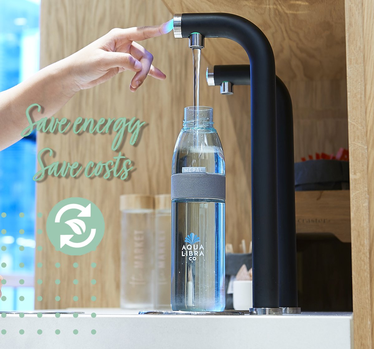 Changing mindsets can be challenging. 
👉🏻 How can businesses get smart with energy-saving technologies? 

Learn more about how our products and technologies can support your sustainability goals: aqualibra.com/about/workplac…