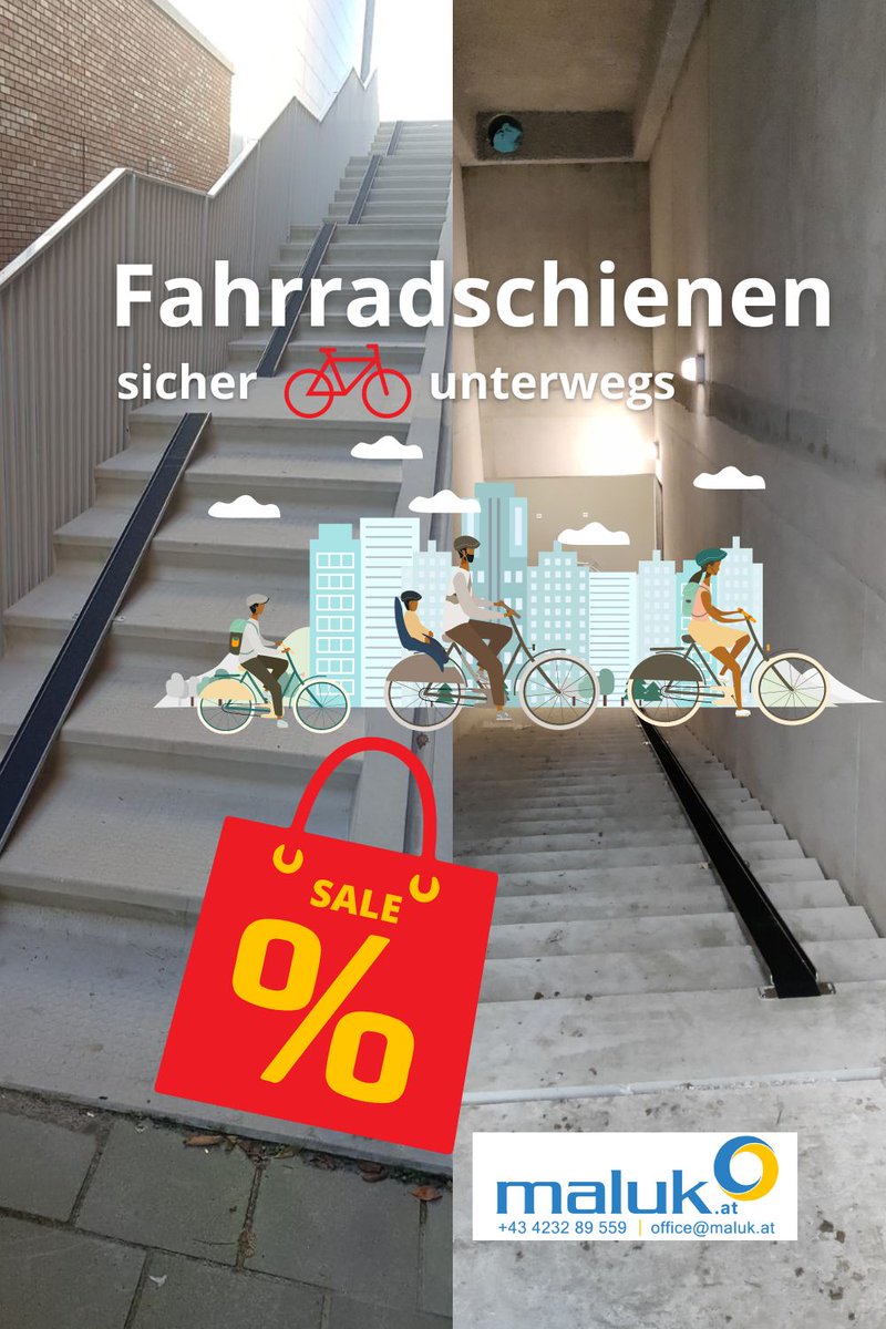 malukGmbH's tweet photo. 🛒👉 jetzt im Angebot‼ Fahrradschienen für Treppenmontage https://t.co/DZ28xtkTNj sind ein stabiles & kostengünstiges System.
#fahrrad #bike #ebike #barrierefrei #sicherheit #safety #radfahren #stiege #sport #fitness #natur
#immobilien #home #feelgood #maluk https://t.co/7k7CYKhjQ3
